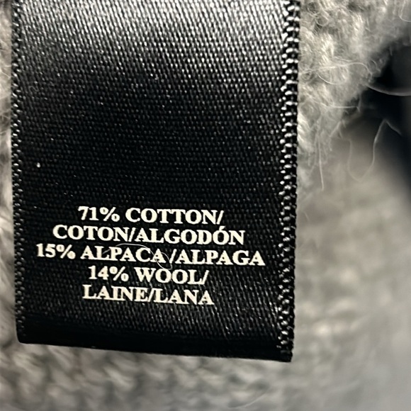 Ann Taylor Alpaca Wool Blend Gray Sweater Size Medium Petite - Picture 7 of 12